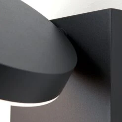 LED-Außenwandleuchte Hendryk Mit Sensor, Schwarz -Eleganter Beleuchtungsladen 10002101 6