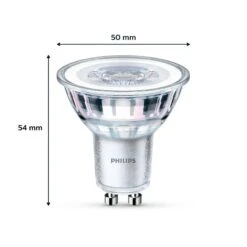 Philips LED-Lampe GU10 4,6W 355lm 827 Klar 36° 6er -Eleganter Beleuchtungsladen 10004573 2