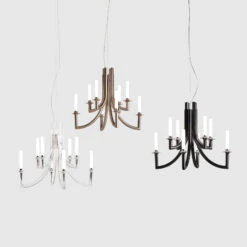 Kartell Khan Kronleuchter, Ø 77 Cm Transparent -Eleganter Beleuchtungsladen 10005032 2
