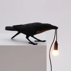 SELETTI Bird Lamp LED-Dekolampe, Spielend Schwarz -Eleganter Beleuchtungsladen 10009770 4