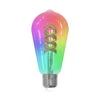 Smart LED E27 ST64 4W RGB WLAN Klar Tunable White