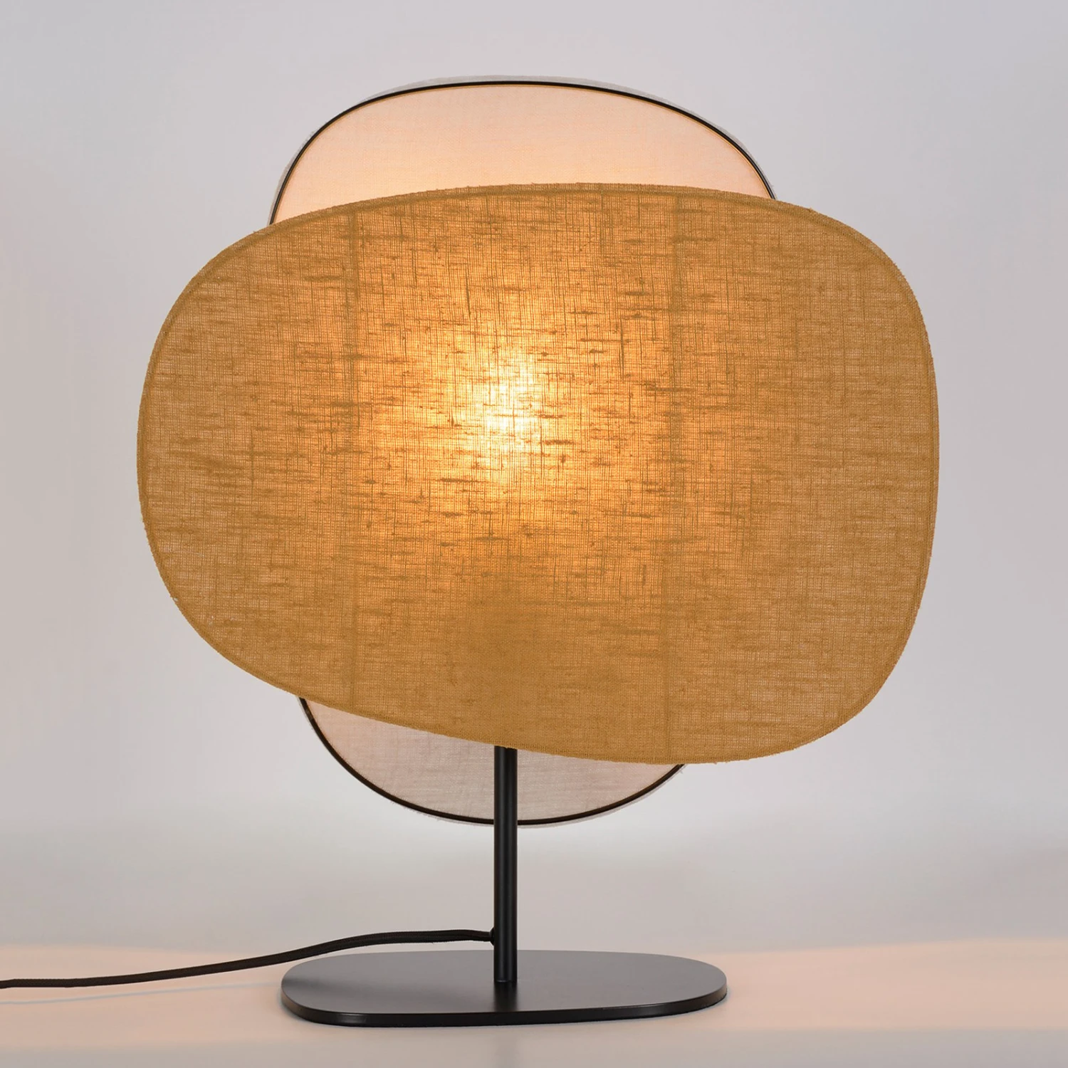 MARKET SET Screen 70's Tischlampe Leinen Höhe 48cm 9 MARKET SET Screen 70's Tischlampe Leinen Höhe 48cm – Bild 7