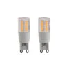Arcchio LED-Stiftsockellampe G9 4,5W 2.700K 2er