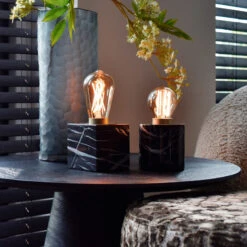 Calex Tischleuchte In Zylinderform Aus Marmor -Eleganter Beleuchtungsladen 10011404 5