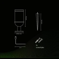 Calex Smart Outdoor Gardenspot Strahler, CCT, RGB -Eleganter Beleuchtungsladen 10011428 2