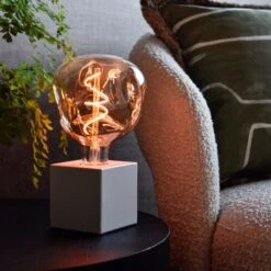 Calex XXL Organic Neo LED E27 4W G125 Dimm Gold -Eleganter Beleuchtungsladen 10011481 2