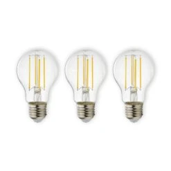 E27 LED-Filament 7W 806lm 2.700K Klar 3er-Set