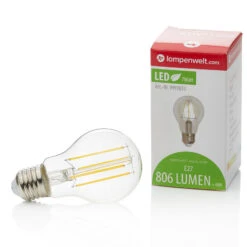 E27 LED-Filament 7W 806lm 2.700K Klar 3er-Set -Eleganter Beleuchtungsladen 10011529 8