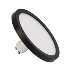 LED-Lampe GU10 7W CCT 2.700/4.000K Ø11cm Schwarz