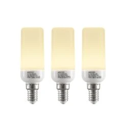 Arcchio LED-Röhrenlampe E14 4,5W 3.000K 3er-Set