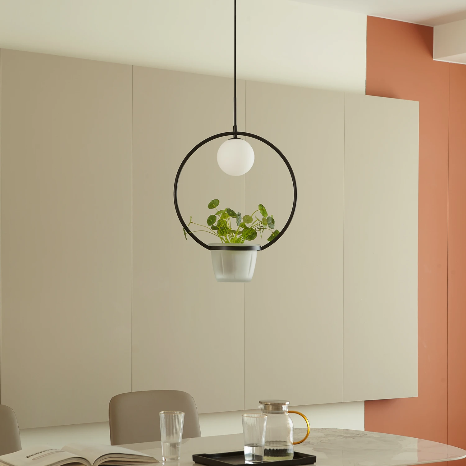 Lindby Orna Hängeleuchte Einflammig Blumenampel 4 Lindby Orna Hängeleuchte Einflammig Blumenampel – Bild 2