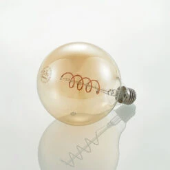 Lucande LEDE27 G125 4W 2.700K Dimmbar Amber 2er -Eleganter Beleuchtungsladen 10012520 3