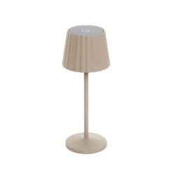 Lindby Esali LED-Akku-Tischleuchte, Sandbeige -Eleganter Beleuchtungsladen 10012697 2