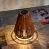 Lindby Amaria LED-Solar-Leuchte Rattan Dunkel -Eleganter Beleuchtungsladen 10012759