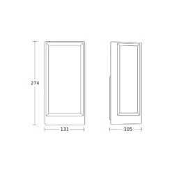 STEINEL L 42 C LED-Außenwandleuchte Anthrazit -Eleganter Beleuchtungsladen 10012860 2