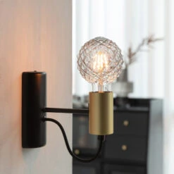 Lucande E27 3,8W LED-Lampe G95 918 Struktur Smoke 5er-Set -Eleganter Beleuchtungsladen 10013203 2