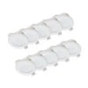 Prios Rida LED-Einbaulampe CCT 22,5cm 30W 10er-Set