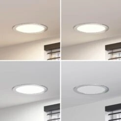 Prios Cadance LED-Einbaulampe Silber 24 Cm 3er-Set -Eleganter Beleuchtungsladen 10013621 5