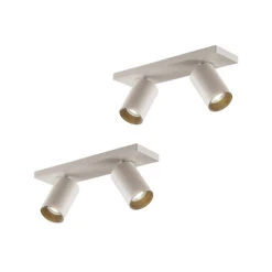 Arcchio Brinja Strahler, Eckig, 2-fl., Weiß, 2er