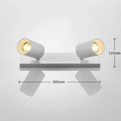Arcchio Brinja Strahler, Eckig, 2-fl., Weiß, 2er -Eleganter Beleuchtungsladen 10013696 3