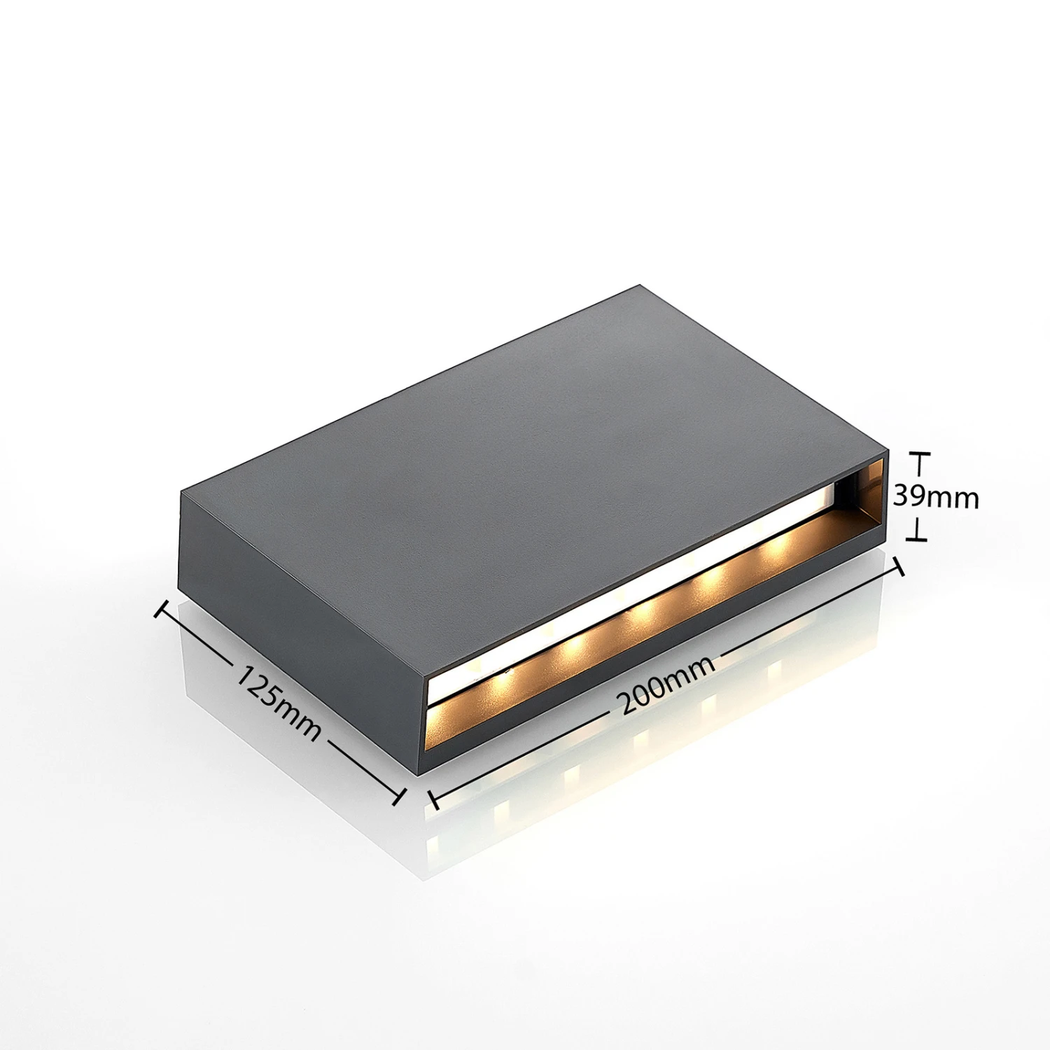 Lindby Jarte LED-Außenwandlampe, 20cm Up/down 3er 7 Lindby Jarte LED-Außenwandlampe, 20cm Up/down 3er – Bild 5