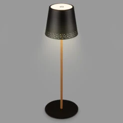 LED-Tischleuchte Kiki Mit Akku 3.000K Schwarz/gold -Eleganter Beleuchtungsladen 10015136 2