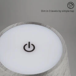 LED-Tischleuchte Kiki Mit Akku 3.000K Antik Silber -Eleganter Beleuchtungsladen 10015137 5