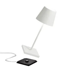 Zafferano Poldina Mini Akku-Tischlampe IP65 Weiß -Eleganter Beleuchtungsladen 10016245 6