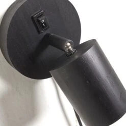 GOOD & MOJO Java Wandlampe, Stecker, 1fl, Schwarz -Eleganter Beleuchtungsladen 10016415 4