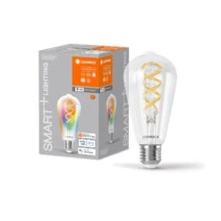 LEDVANCE SMART+ WiFi E27 4,8W Edison Klar RGB CCT -Eleganter Beleuchtungsladen 10016795 2