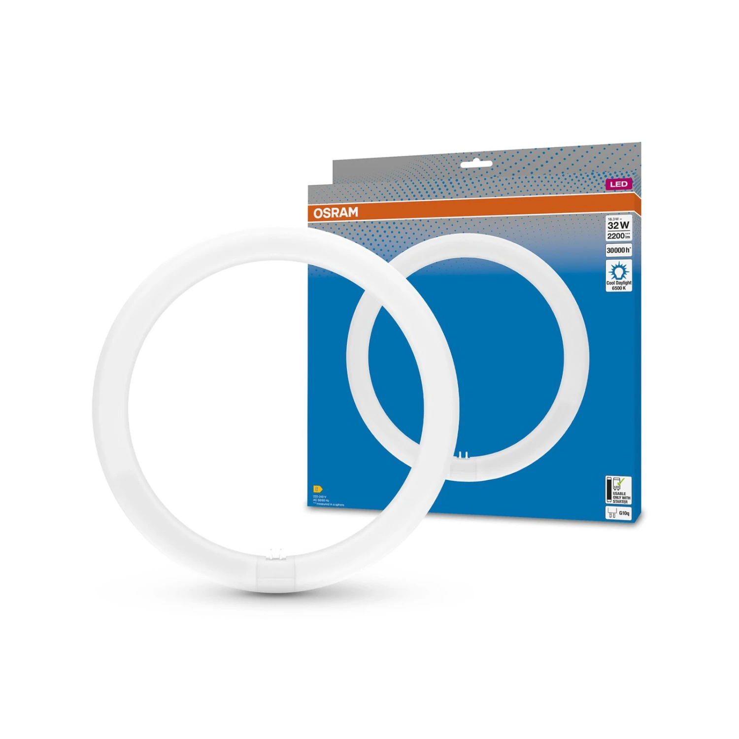 OSRAM SubstiTUBE LED G10q T9 C32 EM 18,3W 30cm 865 6 OSRAM SubstiTUBE LED G10q T9 C32 EM 18,3W 30cm 865 – Bild 4