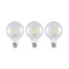 LED-Lampe E27 4W 2.700K G95 Globe Klar 3er-Set -Eleganter Beleuchtungsladen 10018093