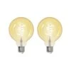 Prios LED-Globe E27 G95 4,9W WLAN Klar Amber, 2er -Eleganter Beleuchtungsladen 10018116