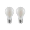 LED-Lampe E27 6W 2.700K Dimmbar Opal 2er-Set -Eleganter Beleuchtungsladen 10018308