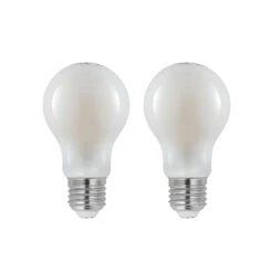 LED-Lampe E27 6W 2.700K Dimmbar Opal 2er-Set