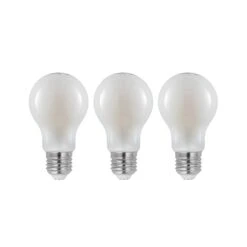 LED-Lampe E27 6W 2.700K Dimmbar Opal 3er-Set