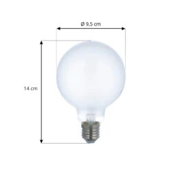 Prios LED-E27-Leuchtmittel G95 7W WLAN Matt 3er -Eleganter Beleuchtungsladen 10018328 4