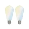Prios LED-E27-Leuchtmittel ST64 7W WLAN Matt 2er -Eleganter Beleuchtungsladen 10018408