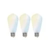 Prios LED-E27-Leuchtmittel ST64 7W WLAN Matt 3er -Eleganter Beleuchtungsladen 10018409