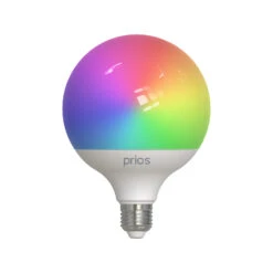 Prios LED-E27-Lampe G125 9W RGBW WLAN Matt 3er-Set -Eleganter Beleuchtungsladen 10018444 1