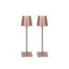 Lindby Janea LED-Akku-Tischlampe Kaffee 2er-Set -Eleganter Beleuchtungsladen 10019574