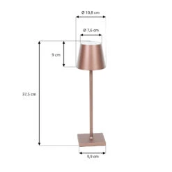 Lindby Janea LED-Akku-Tischlampe Kaffee 2er-Set 16 Lindby Janea LED-Akku-Tischlampe Kaffee 2er-Set -Eleganter Beleuchtungsladen 10019574 4