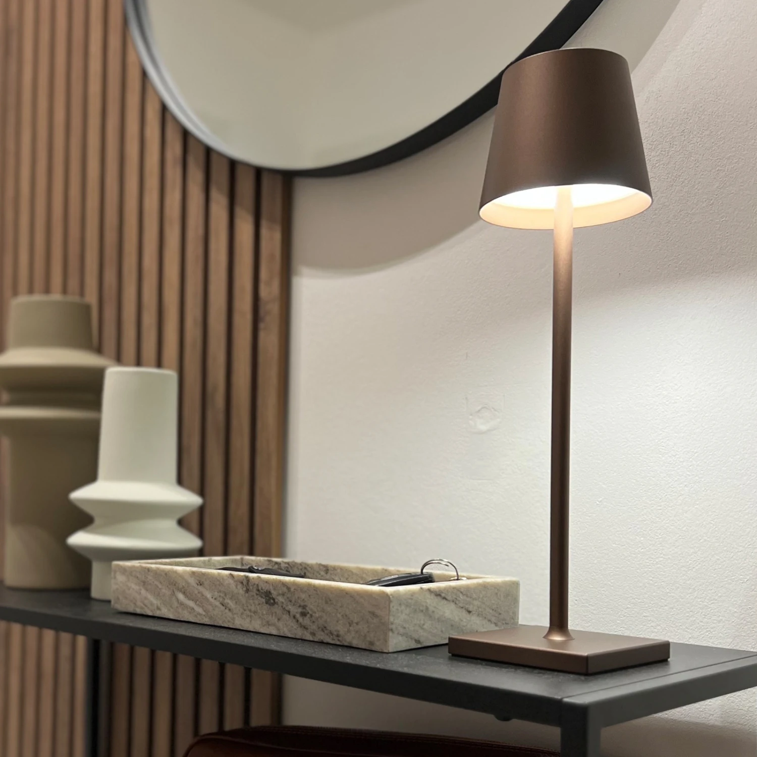 Lindby Janea LED-Akku-Tischlampe Kaffee 2er-Set 12 Lindby Janea LED-Akku-Tischlampe Kaffee 2er-Set – Bild 10