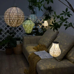 Pauleen Sunshine Charm LED-Solar-Dekoleuchte Blau -Eleganter Beleuchtungsladen 10021385 2