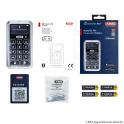 ABUS HomeTec Pro Bluetooth-Tastatur CFT3100 Silber -Eleganter Beleuchtungsladen 1074044 8