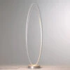 Bopp Flair - Ellipsenförmige LED-Stehleuchte, Alu -Eleganter Beleuchtungsladen 1556171