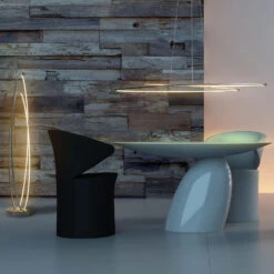 Bopp Flair - Ellipsenförmige LED-Stehleuchte, Alu -Eleganter Beleuchtungsladen 1556171 2