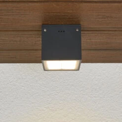 BEGA 66157K3 Außendeckenleuchte Grafit 3.000K 38° -Eleganter Beleuchtungsladen 1566007 2