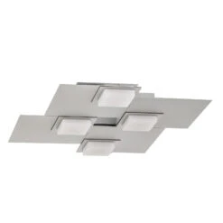 BANKAMP Quadro LED-Deckenleuchte 32W Silber -Eleganter Beleuchtungsladen 1572028 4