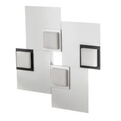 BANKAMP Quadro LED-Deckenleuchte 32W Silber -Eleganter Beleuchtungsladen 1572028 6